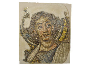 original image of mosaic in byzantine museum for 3d laser scanners imaging